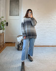 The Grey Toned Ombre Sweater (L)