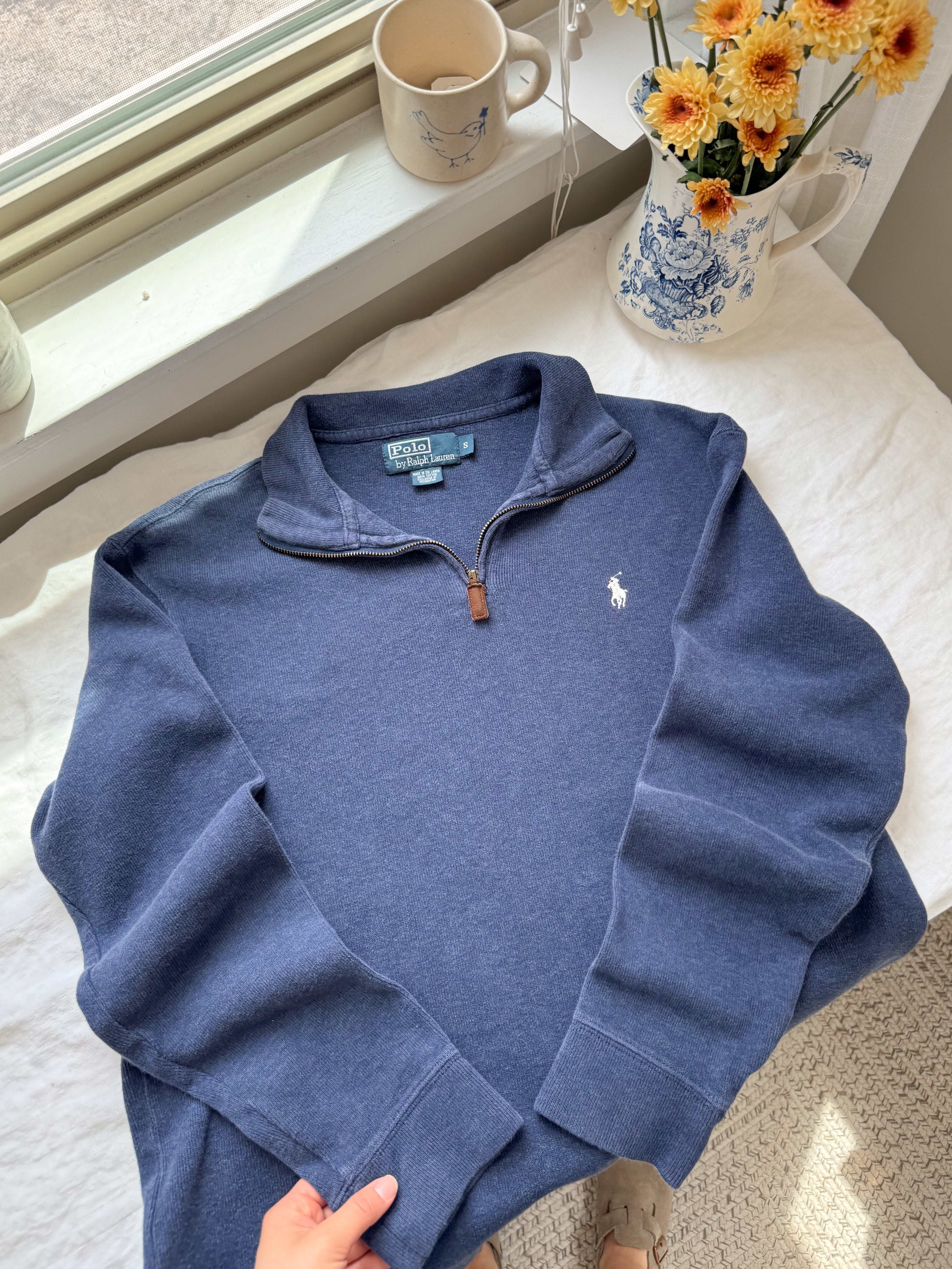 The Midnight Polo Quarter Zip (M)