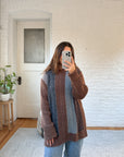 The Thick Stripe Vertical Sweater (XL)