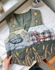 The Quilted Wildlife Vest (M)