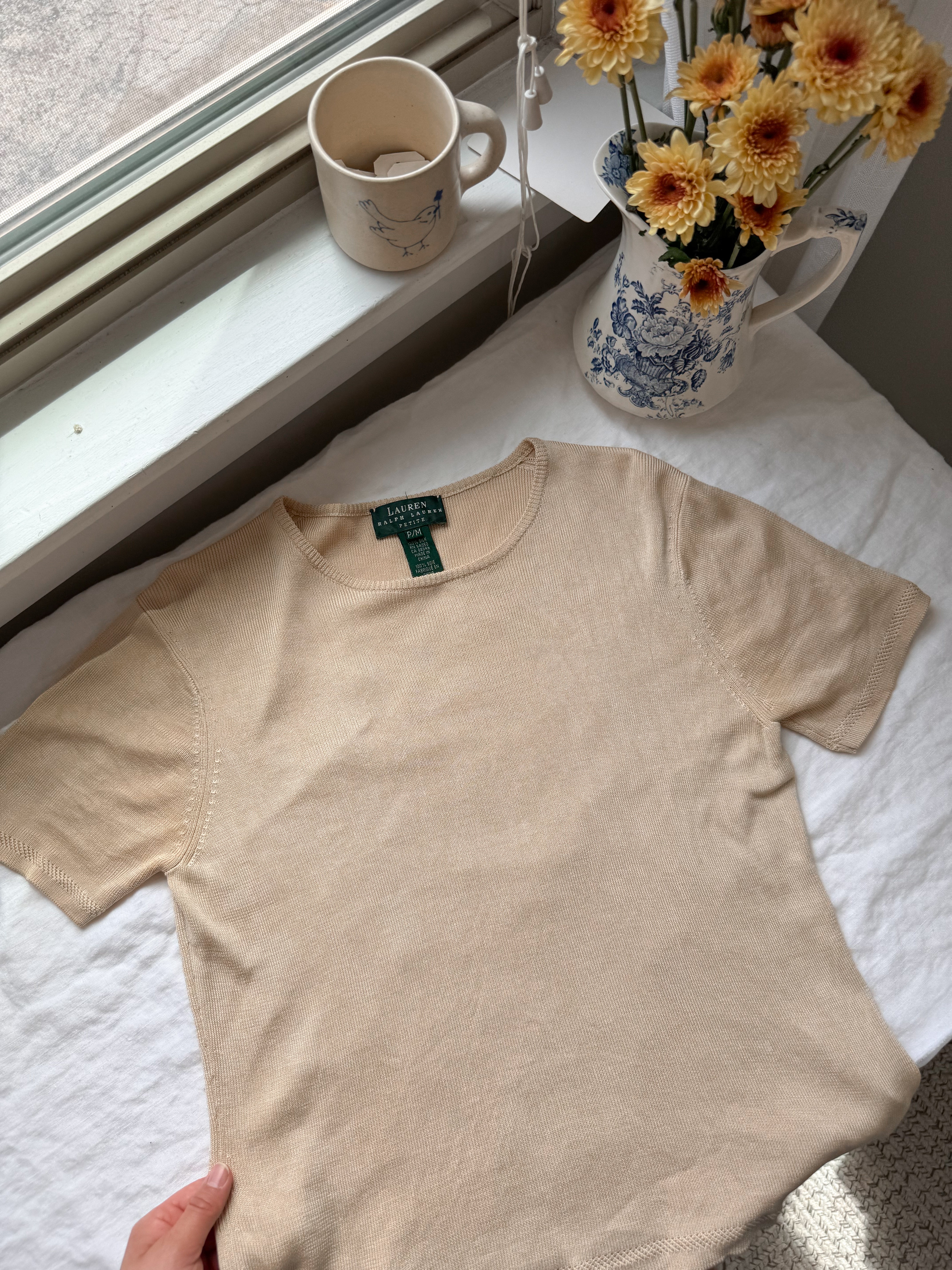The Butter Yellow Silk Top (PM)