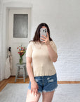 The Butter Yellow Silk Top (PM)