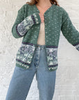 The Spring Green Cardigan (M)