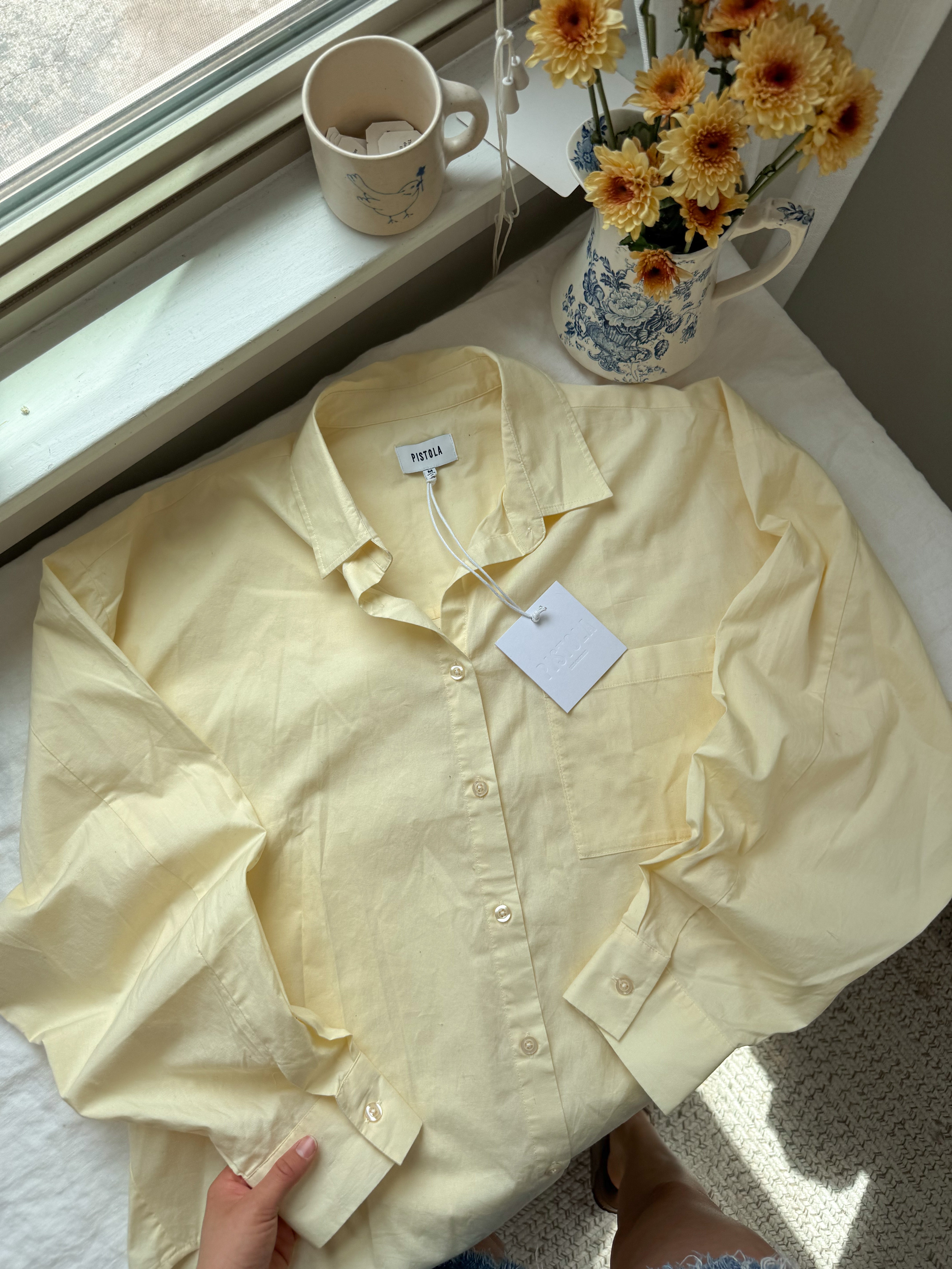 The Lemon Zest Button Up (L)