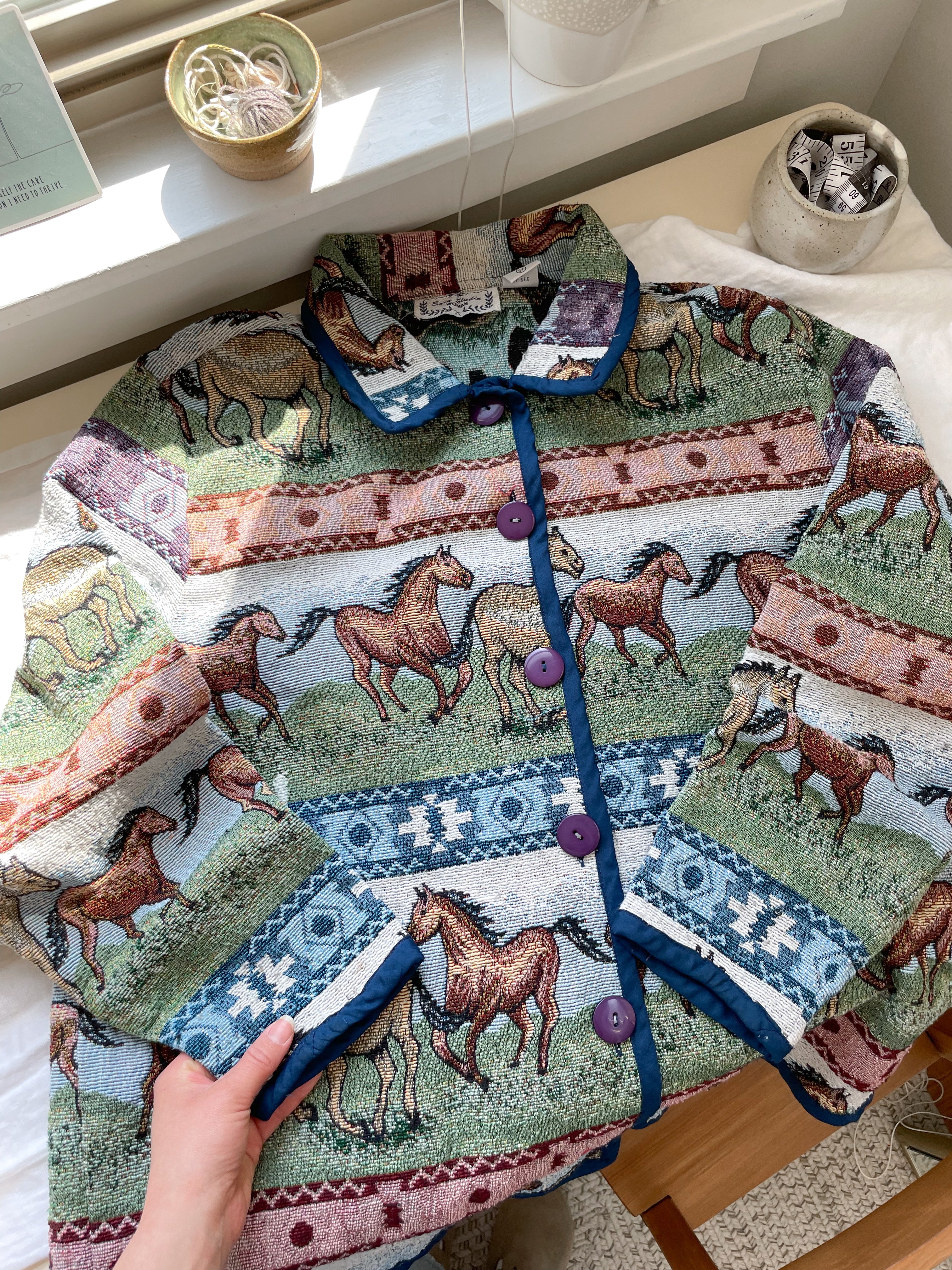 The Wild Horse Tapestry Jacket (XL) – earthful collective