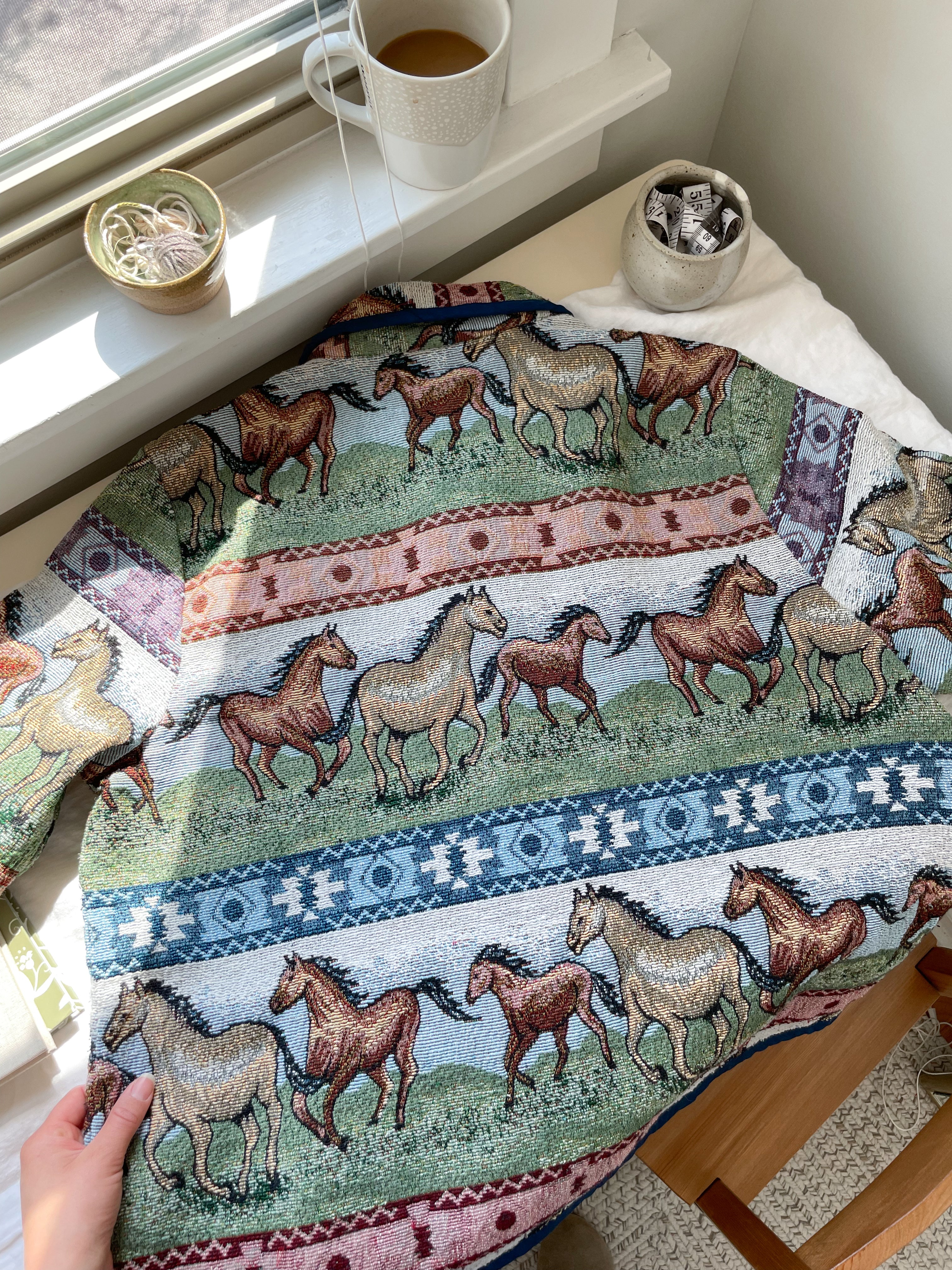 The Wild Horse Tapestry Jacket (XL)