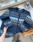 The Fair Isle Tree Cardigan (1x)