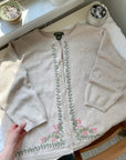 The Floral Embroidered Cardi (XL)