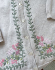 The Floral Embroidered Cardi (XL)