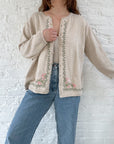 The Floral Embroidered Cardi (XL)