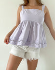 The Lilac Babydoll Tank (M)