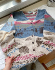 The Spring Dog Barn Cardigan (L)