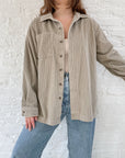 The Clay Corduroy Button Up (M)