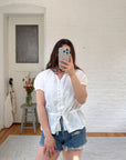 The Floral Embroidered Blouse (M)