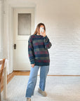 The Checkered Stitched Sweater (M)