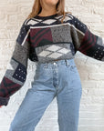 The Multi Pattern Retro Sweater (LT)