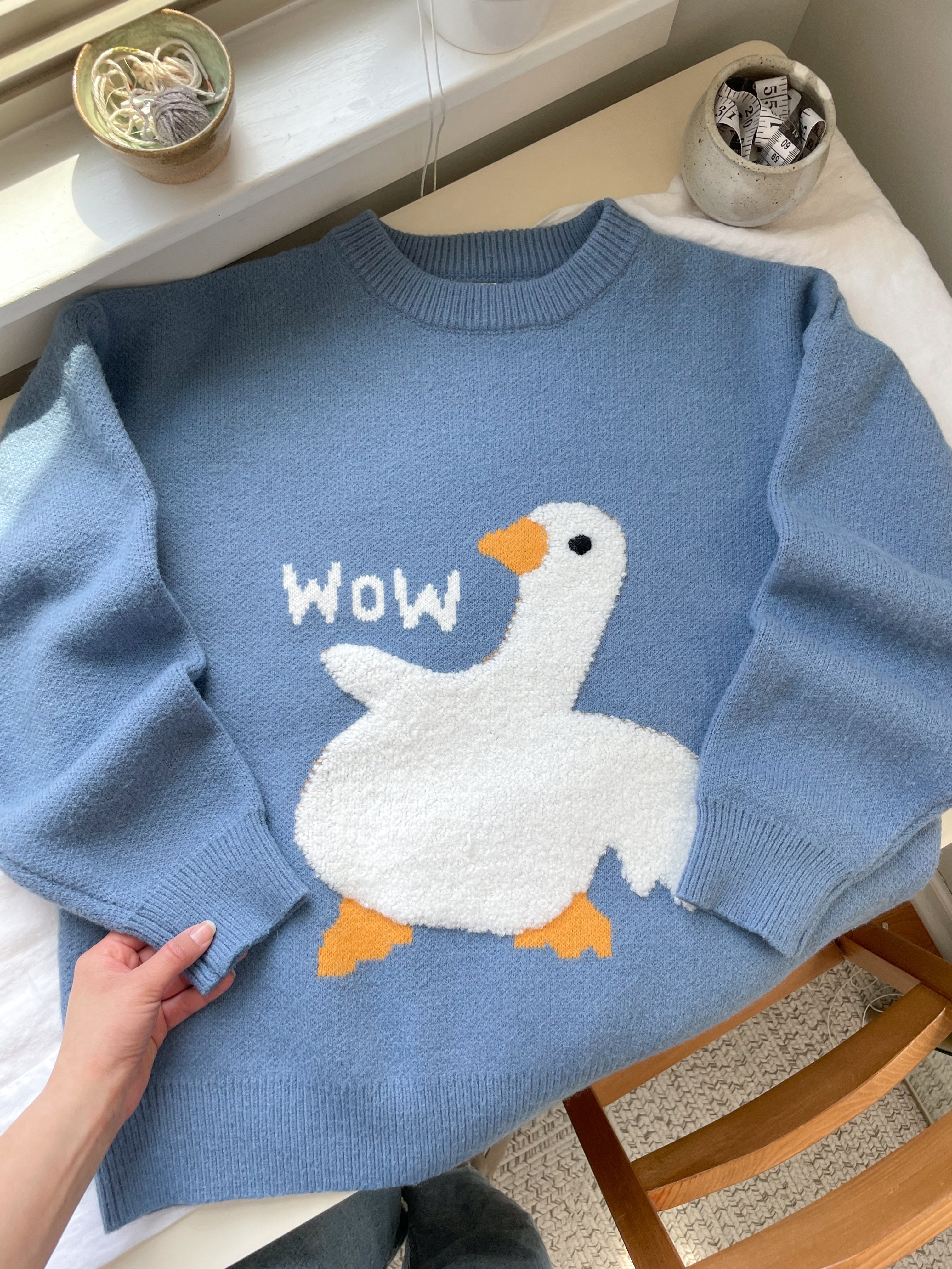 The Wow Duck Sweater (L)