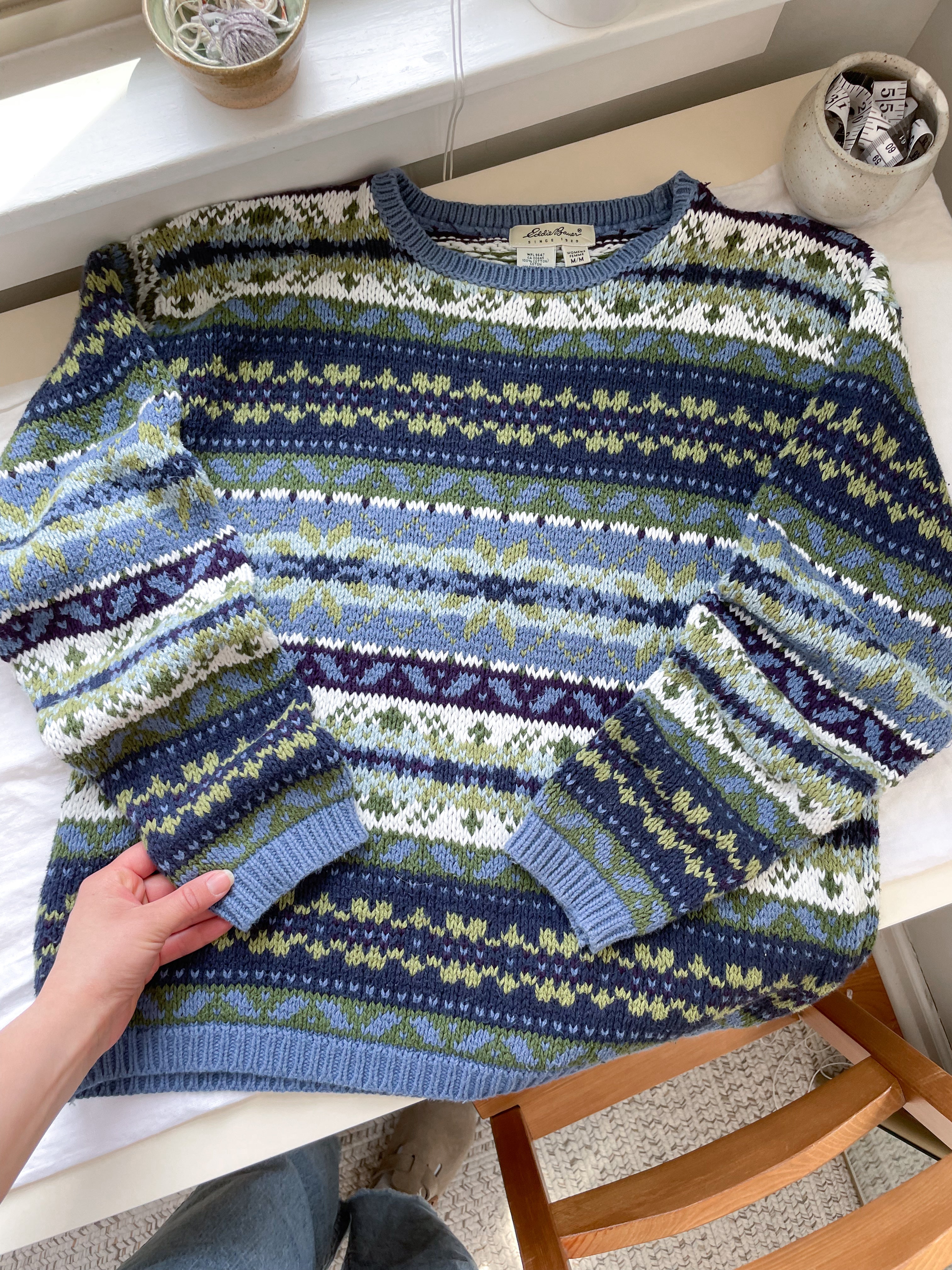 The Earth Fair Isle Sweater (M)