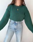 The Christmas Green Polo Sweater (XL)