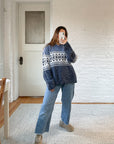 The Blue Snowflake Sweater (S & L)