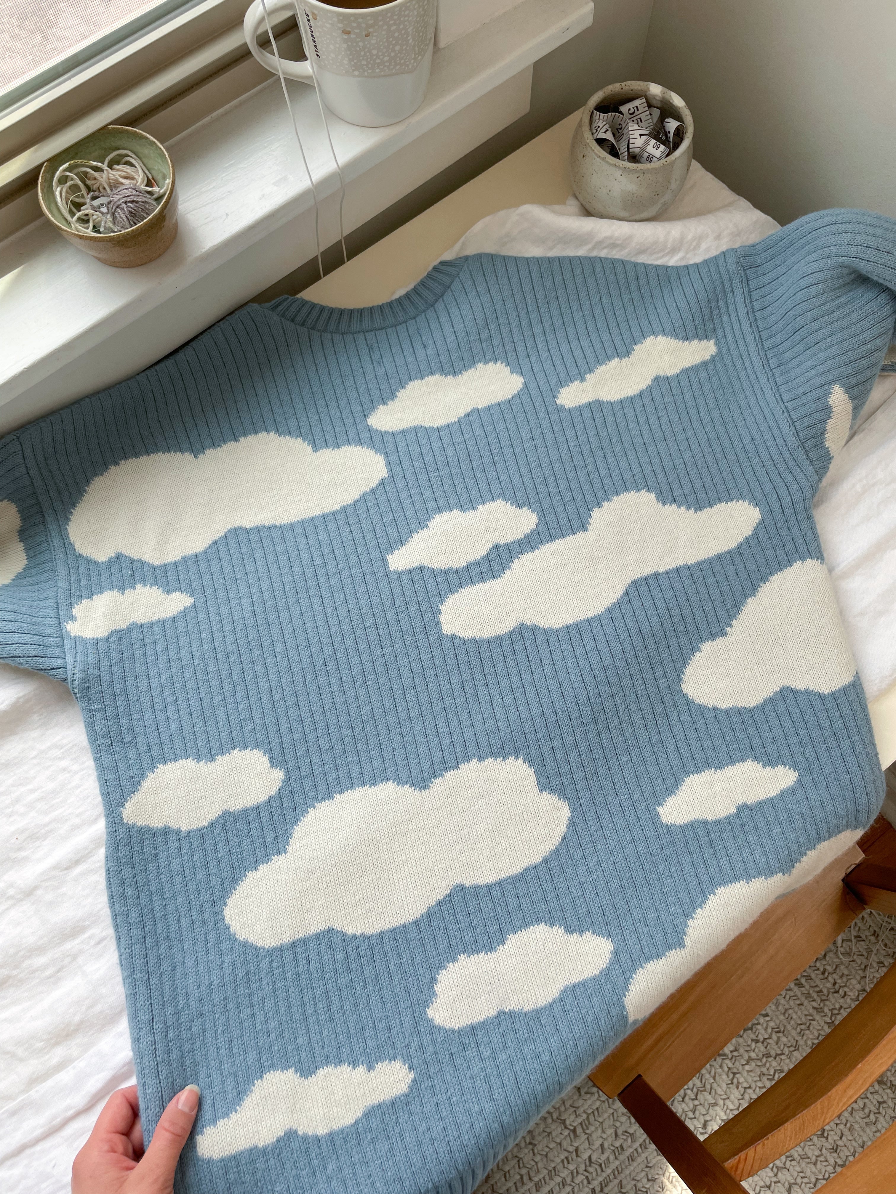 The Cloudy Sky Sweater (M)