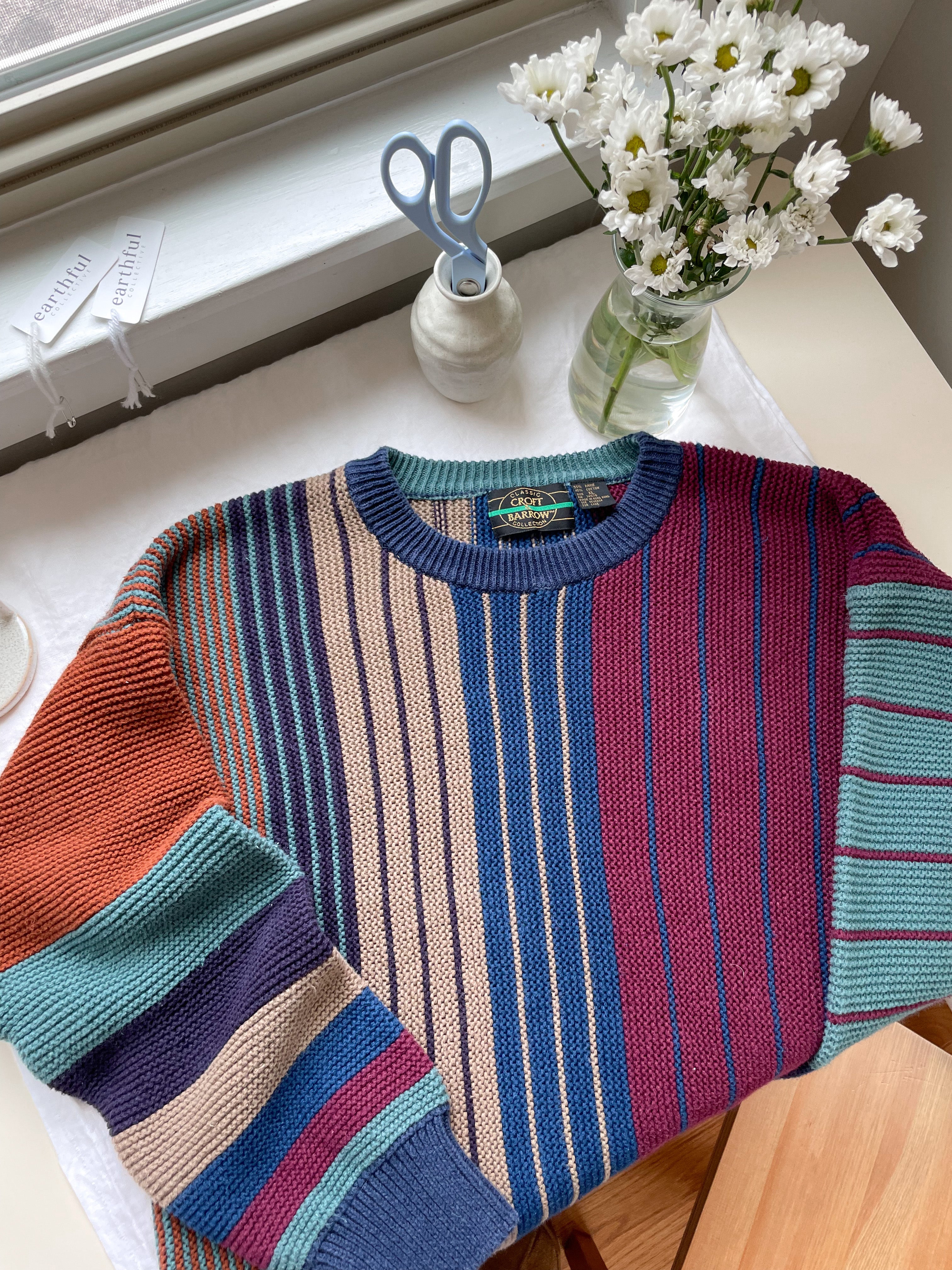 The Vertical Striped Sweater (XL)