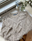 The Neutral Diamond Sweater (XL)