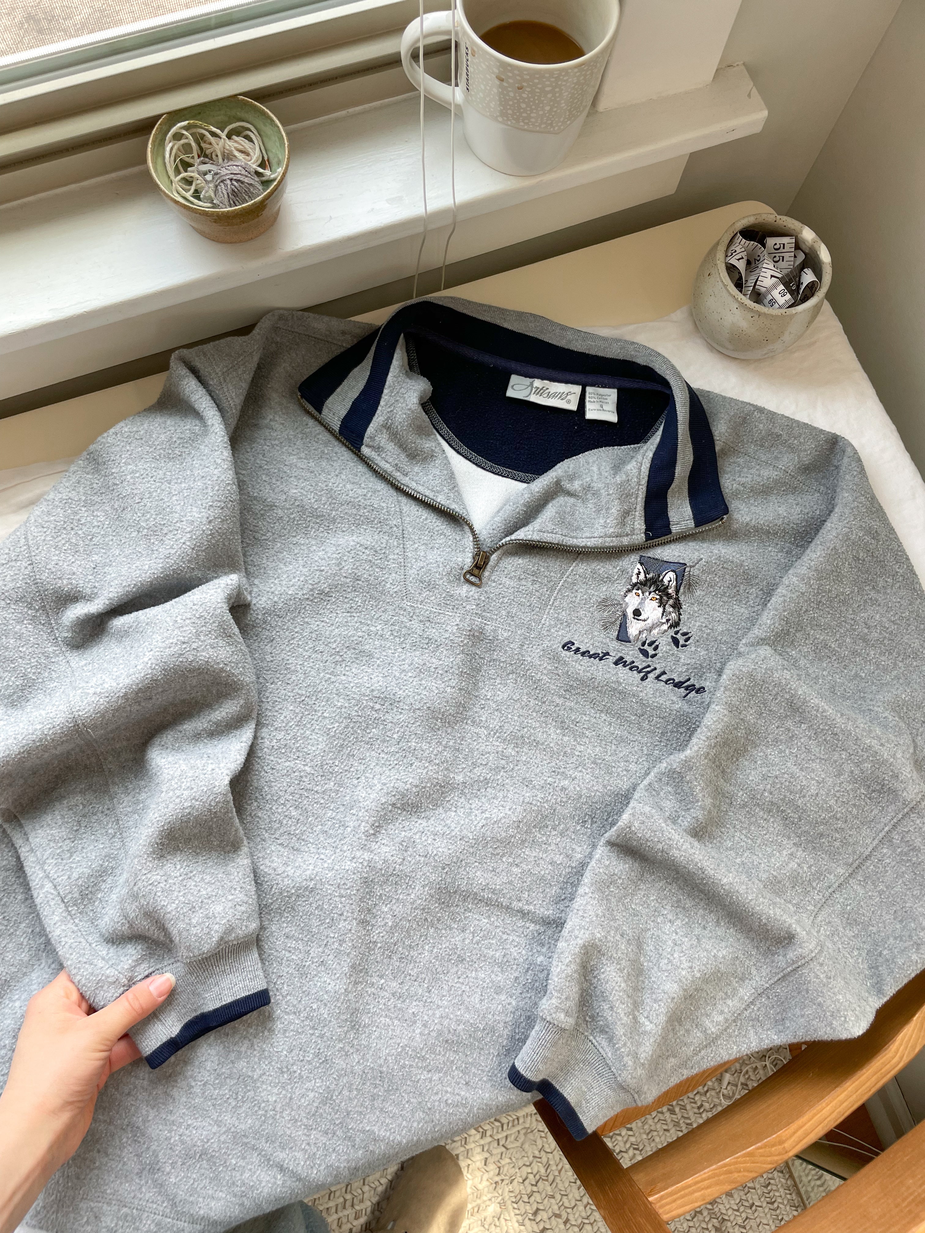 The Wolf Lodge Quarter Zip (L)