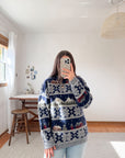 The Christmas Mountain Village Sweater (L)