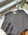 Speckled Navy & Brown Sweater (L)