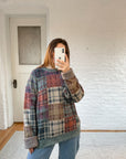 The Colorful Plaid Sweater (L)