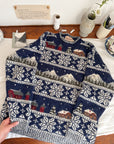 The Christmas Mountain Village Sweater (L)