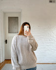 The Oatmeal Textured Sweater (M)