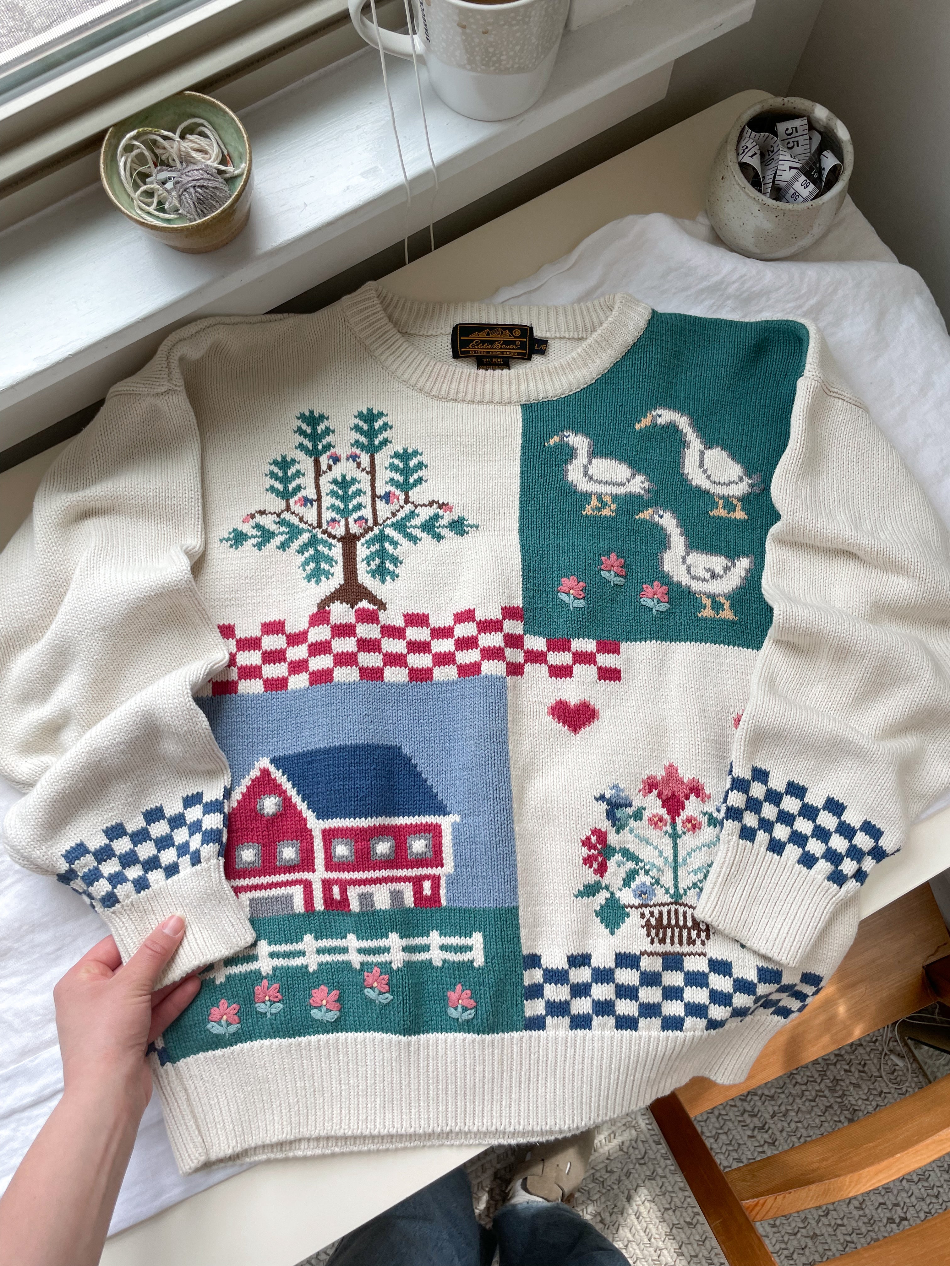 The Cottage Grandma Sweater (M)