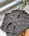 The Squares Henley Sweater (M)