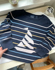 The Sailboat Striped Sweater (M)