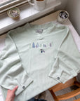 The Mint Fuzzy Tree Crewneck (3x)