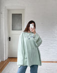 The Mint Fuzzy Tree Crewneck (3x)