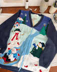 The Snowman Family Cardigan (M)