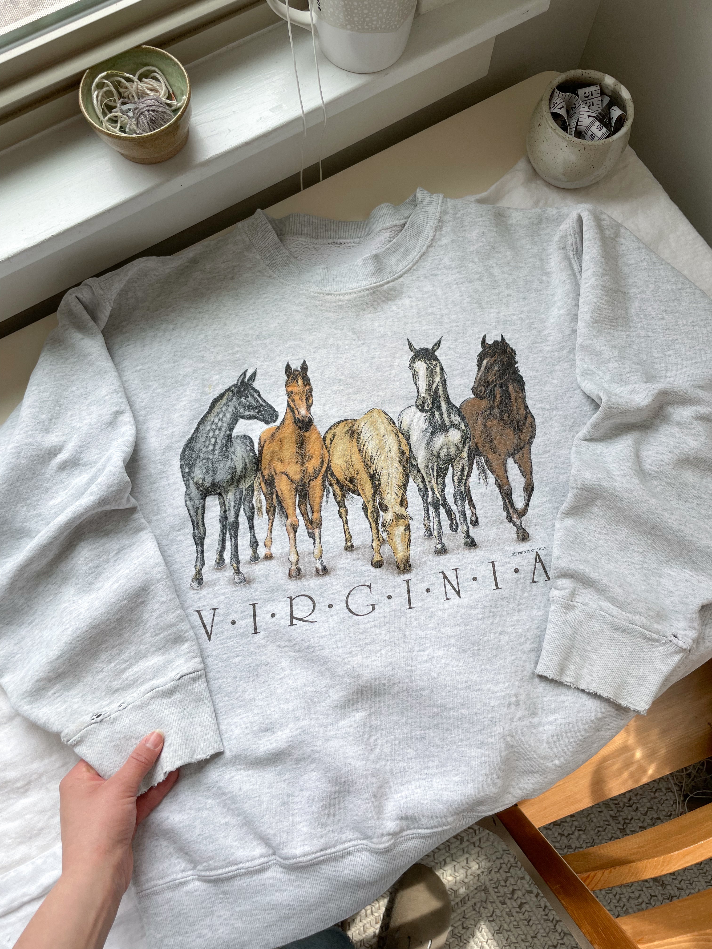 The Virginia Horse Crewneck (M)