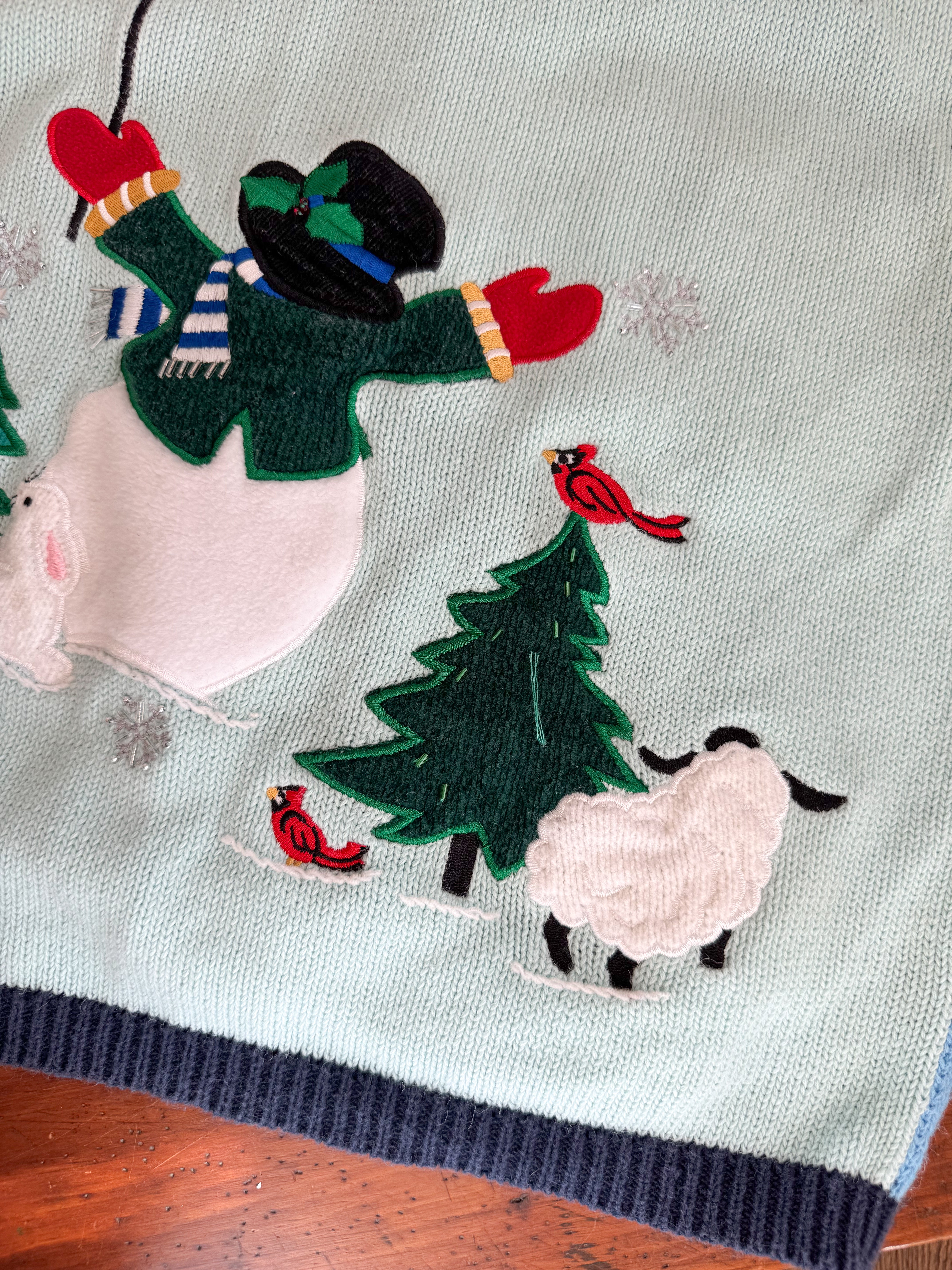 The Snowman Family Cardigan (M)