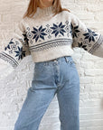 The Snowflake Mock Neck (L)