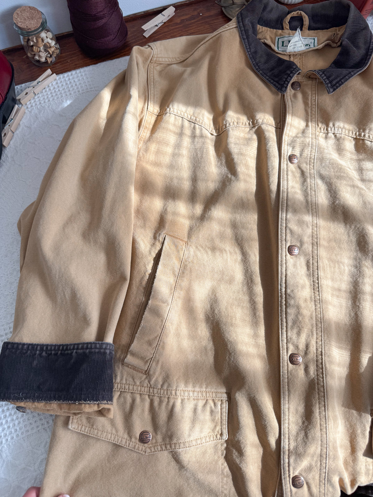 The Mustard Seed Long Trench Coat (XL)