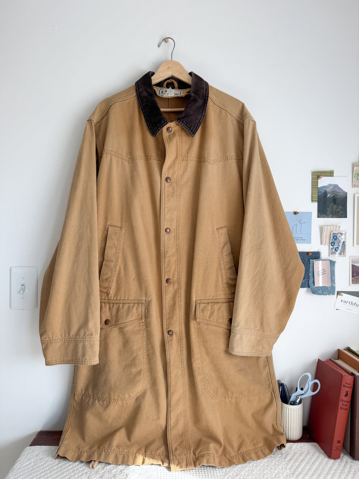 The Mustard Seed Long Trench Coat (XL)