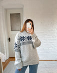 The Snowflake Mock Neck (L)