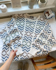 The Tri-Color Chevron Sweater (XL)