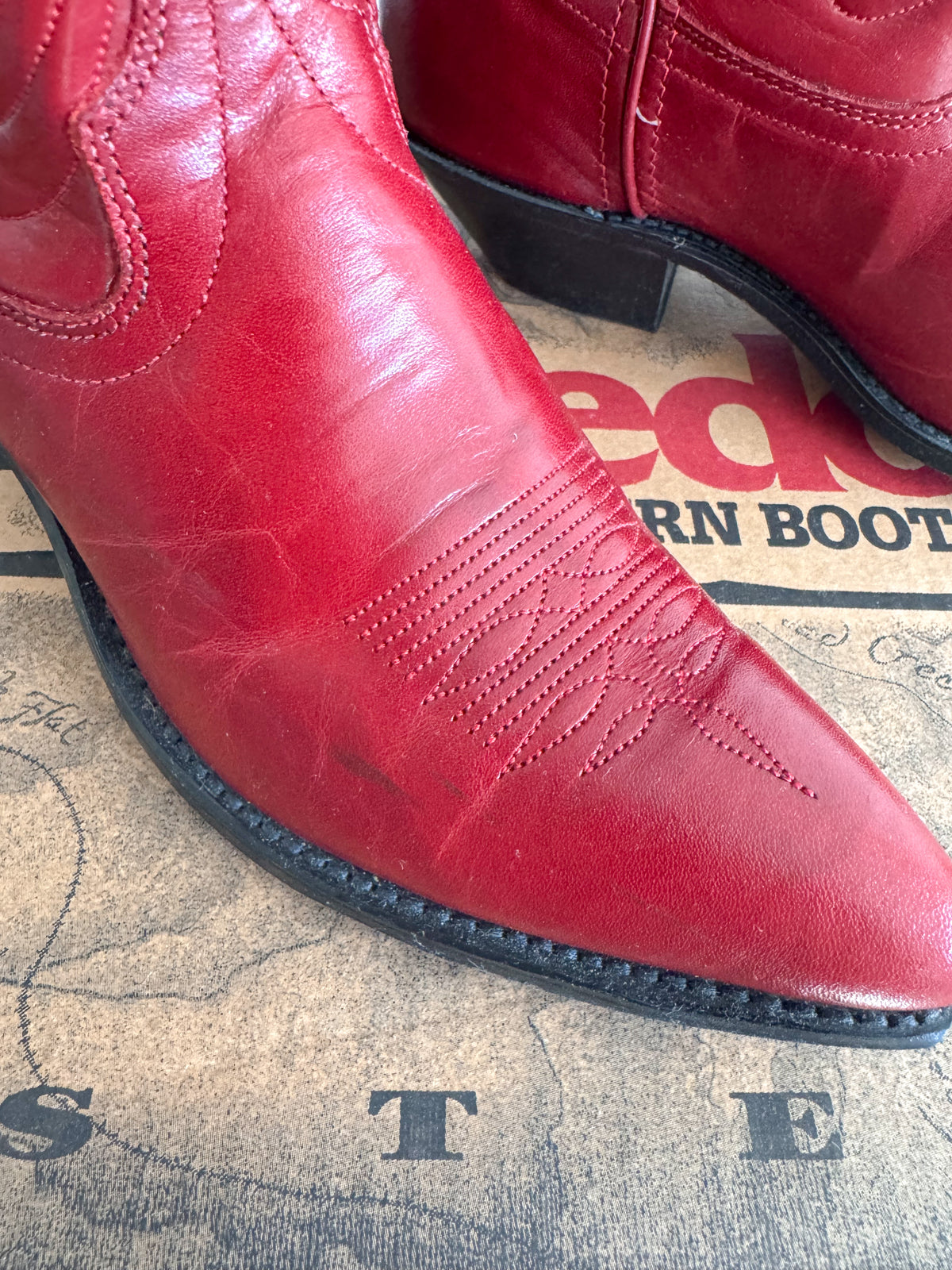 The Cherry Red Cowgirl Boots (7)