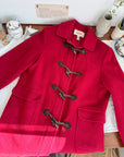The Cardinal Red Toggle Coat (L)