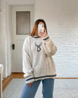 The Textured Deer Sweater (XL)