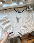 The Textured Deer Sweater (XL)